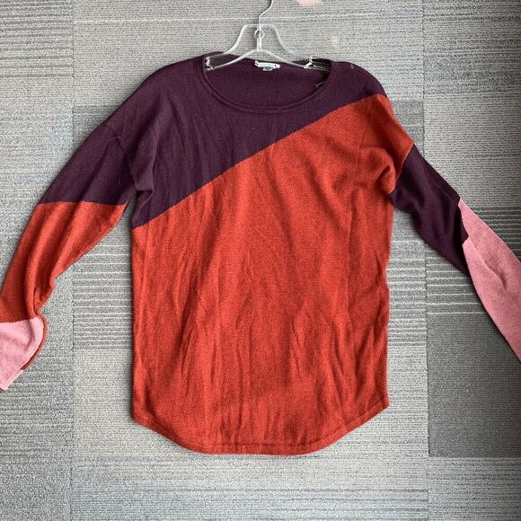 Smartwool Shadow Pine Colorblock Lightweight Sweater - Size M - Picture 4 of 6